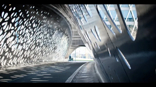 Timelapse - Fietsbrug Antwerpen