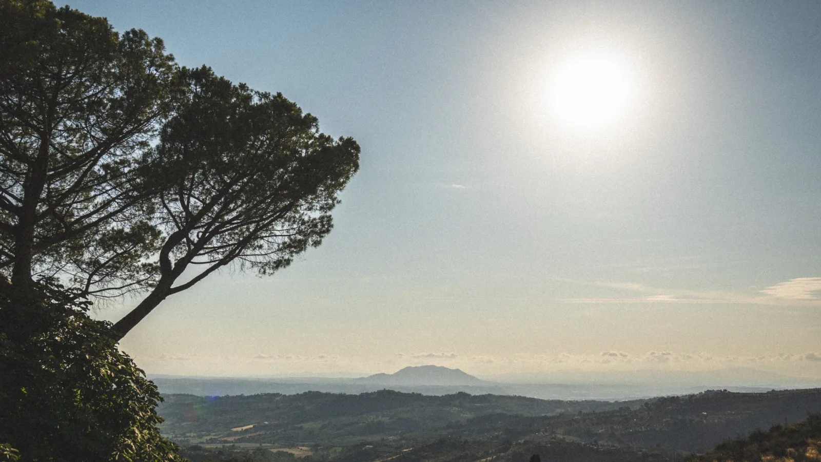 Stunning view from the village of Mompeo.